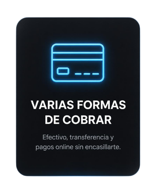 Varias formas de cobrar